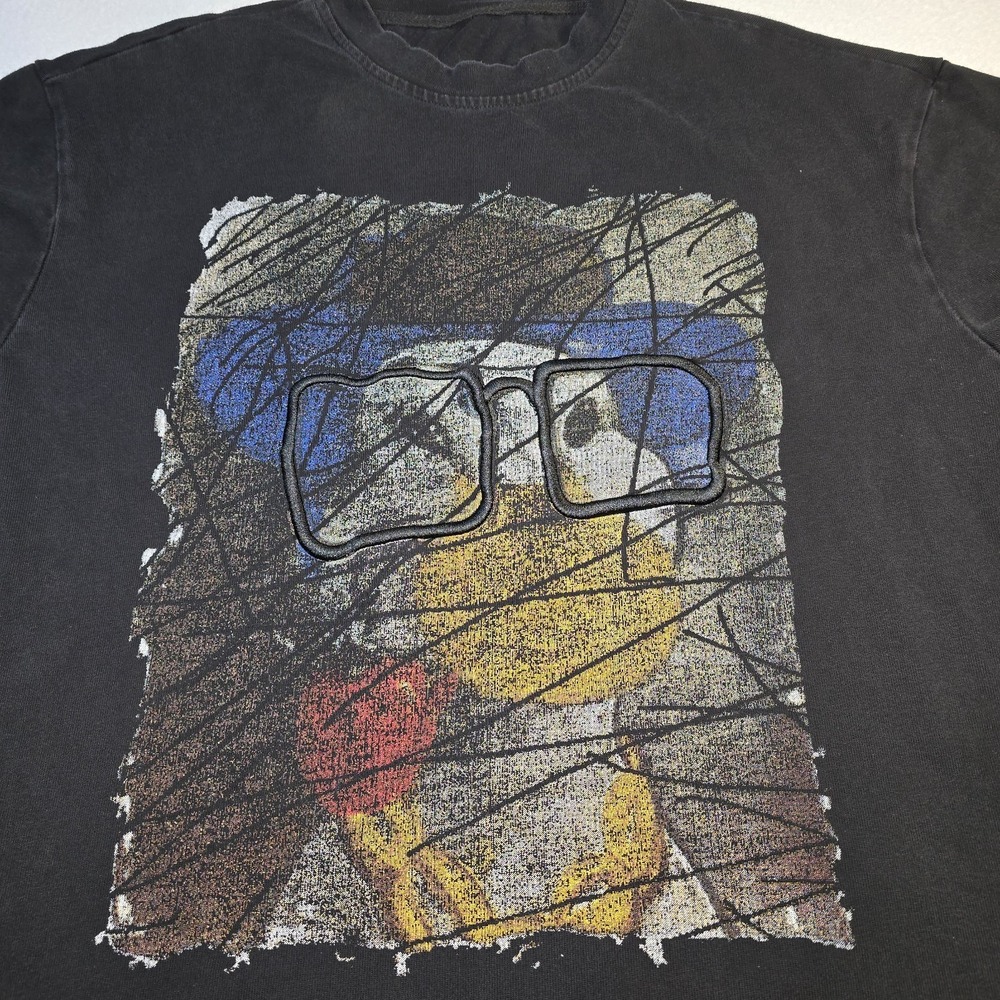MGC Moms Girl Club Duck T Shirt Boxy Heavyweight Streetwear Graphic Black 24x25‎